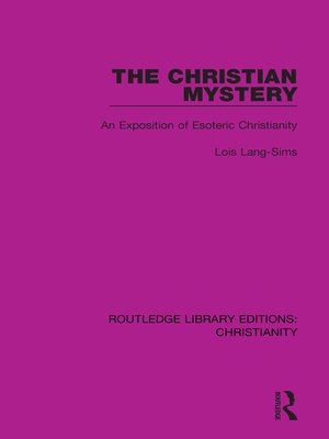 cover image of The Christian Mystery